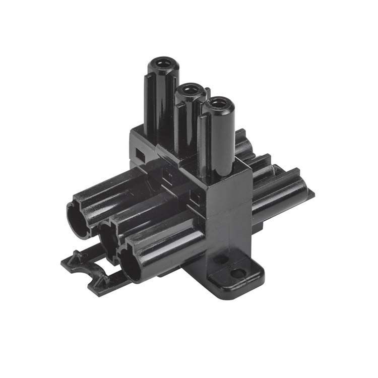 T-Splitter 3-polig / 1x man - 2x vrouw