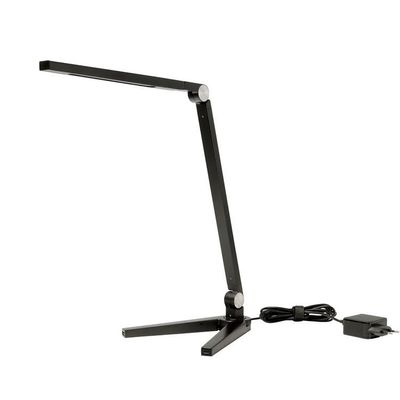 Tafel- Bureaulamp Dimbaar met 1x USB-A, 1x USB-C - Zwart