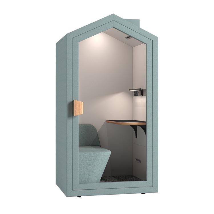 Silent Homebox Privacy Booth B99xL80xH195 - Gemêleerd Olijfgroen