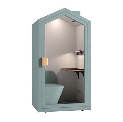 Silent Homebox Privacy Booth B99xL80xH195 - Gemêleerd Olijfgroen