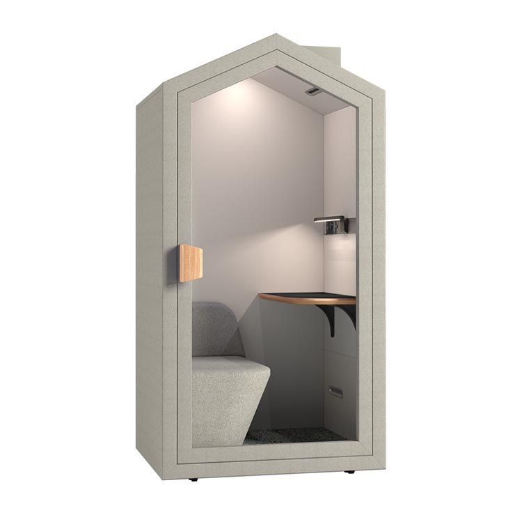 Silent Homebox Privacy Booth B99xL80xH195 - Gemêleerd Zandkleur