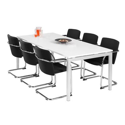Q-BIC Bureau / Vergadertafel B200xD100 xH62-85 - U-Poot Q-BIC Bureau / Vergadertafel B200xD100 xH62-85 - U-Poot