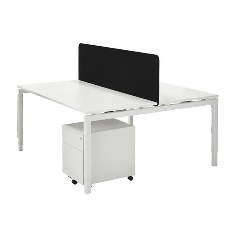 Tussenpaneel (niet akoestisch) H45 / 49xB80-200xD2 - Zwart Polyester