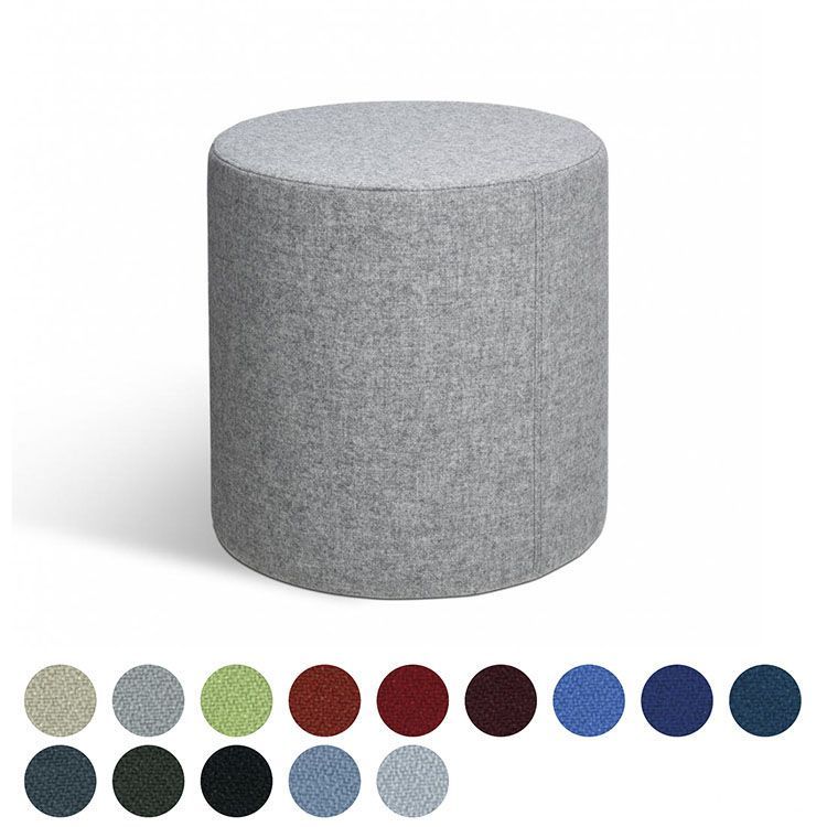 Ronde Akoestische Poef B45xL45xH45 - Polyester
