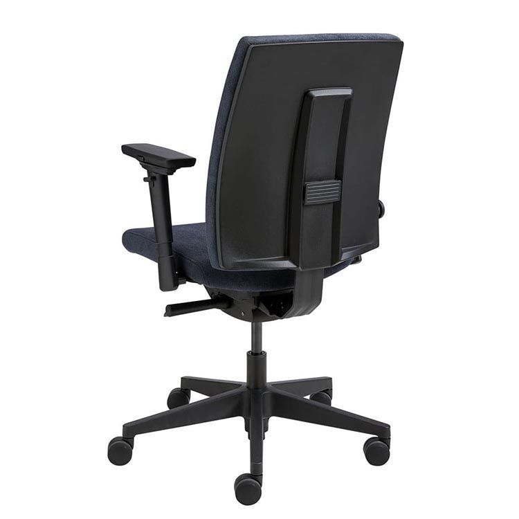 9 SERIE Bureaustoel (10jaar garantie) - 100% recycled Regain Stof / Kunststof Voetkr mt wielen