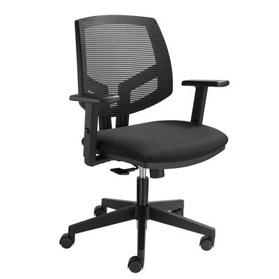 819 SERIE Budget Bureaustoel - Zwart Mesh / Kunststof Voetkr mt wielen 819 SERIE Budget Bureaustoel - Zwart Mesh / Kunststof Voetkr mt wielen