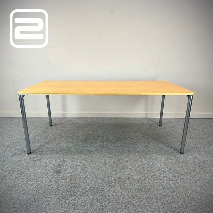 FREDERICIA Bureau B180xD80xH72 - Hout Hout / Metaal Vierpoot