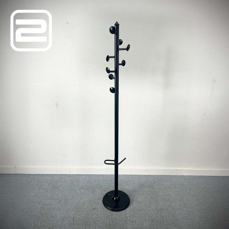 GENEXCO Kapstok - Zwart Metaal / Vloerplaat