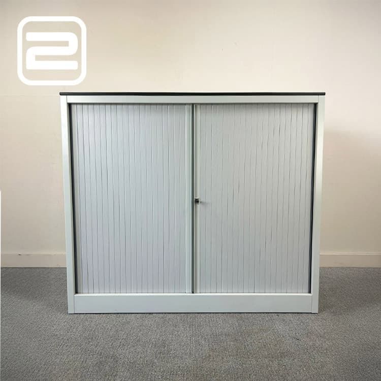 PAMI Halfh Vert Roldeurkast H105xB120xD45 - Grijs Metaal