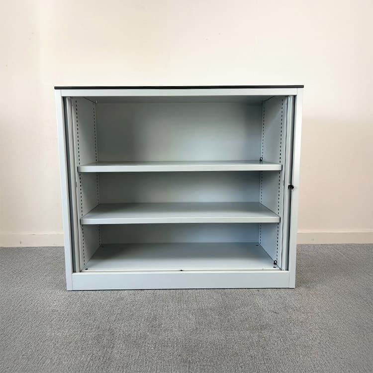 PAMI Halfh Vert Roldeurkast H105xB120xD45 - Grijs Metaal