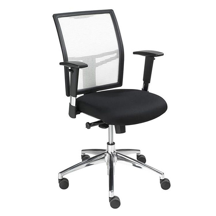 706 SERIE Pro Bureaustoel - Mesh / Alu Voetkr mt wielen