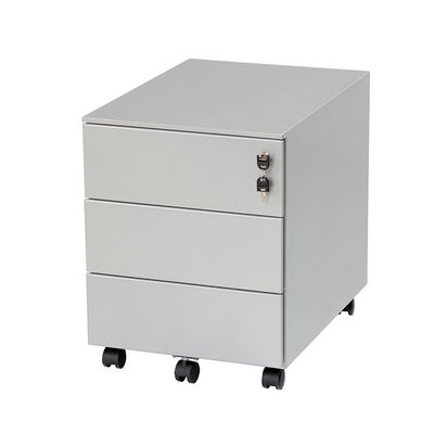 Ladeblok Verrijdbaar, 3 Laden H53.5xB42xD58 - Metaal Ladeblok Verrijdbaar, 3 Laden H53.5xB42xD58 - Metaal
