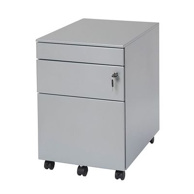 Ladeblok Verrijdbaar, Pennenlade, 1 Lade, 1 Dossierlade H61xB42xD58 - Metaal Ladeblok Verrijdbaar, Pennenlade, 1 Lade, 1 Dossierlade H61xB42xD58 - Metaal