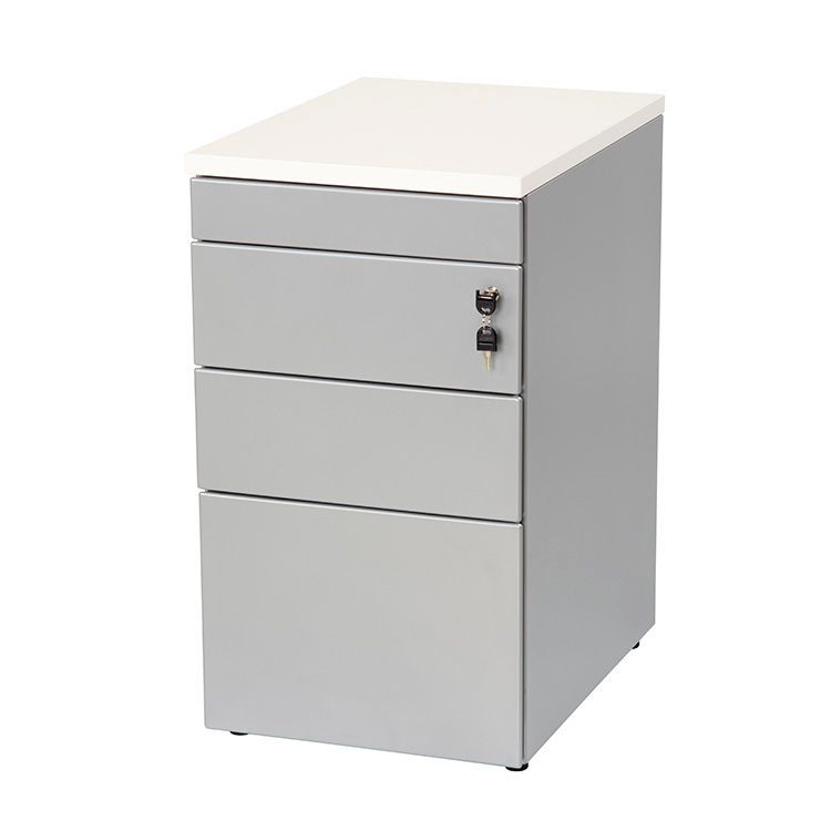 Ladeblok Staand, Pennenlade, 2 Laden, 1 Dossierlade H76xB42.5xD60 - Metaal Ladeblok Staand, Pennenlade, 2 Laden, 1 Dossierlade H76xB42.5xD60 - Metaal