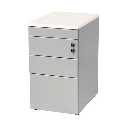 Ladeblok Staand, Pennenlade, 2 Laden, 1 Dossierlade H76xB42.5xD60 - Metaal