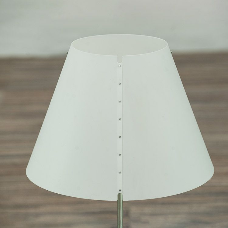LUCEPLAN Costanza Tafel- Bureaulamp by Paolo Rizzatto B40xD40xH73 - Wit / Alu