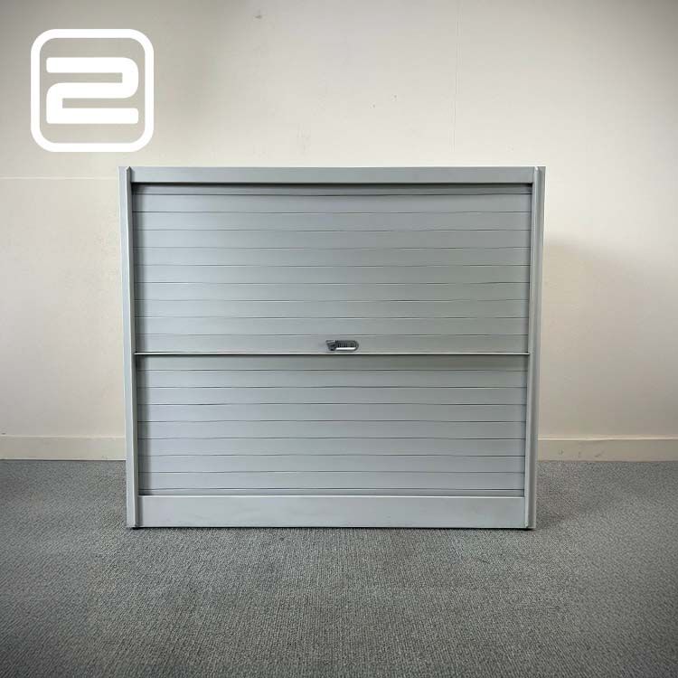 BULO Lage Hor Roldeurkast H105xB120xD47 - Grijs BULO Lage Hor Roldeurkast H105xB120xD47 - Grijs