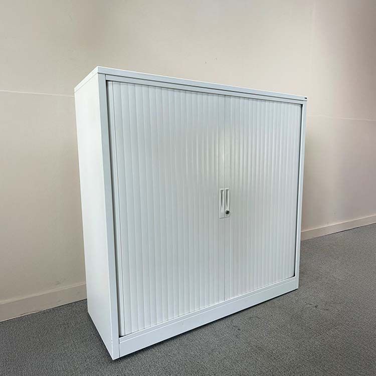 TDS Halfh Vert Roldeurkast H120xB120xD47 - Wit