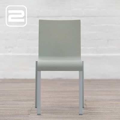 VITRA Maarten van Severen .03 Design Stoel - Grijs Kunststof / Alu Vierpoot