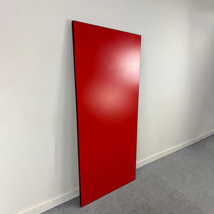 DIETIKER SWITZERLAND Tafelblad (2de hands) B180xD80xH3 - Rood Melamine