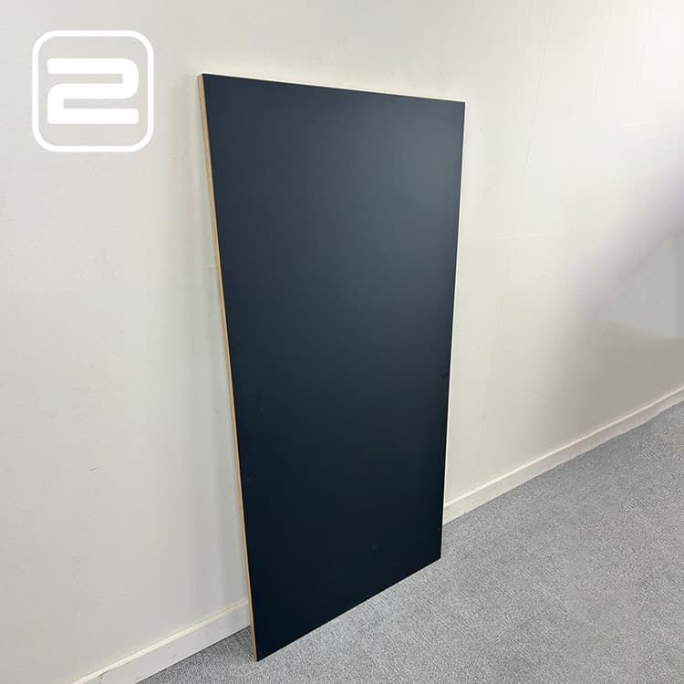 Tafelblad (2de hands) B160xD80xH2.7 - Donker blauw