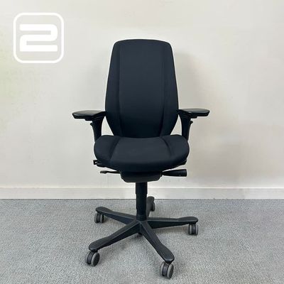 KINNARPS 9000 Bureaustoel - Zwart Stof / Zwart kunststof