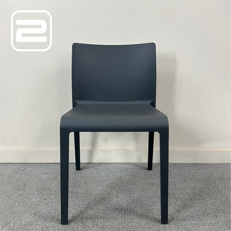 VOLT PEDRALI Bezoekersstoel Stapelbaar - Donkergrijs Kunststof / Kunststof Vierpoot