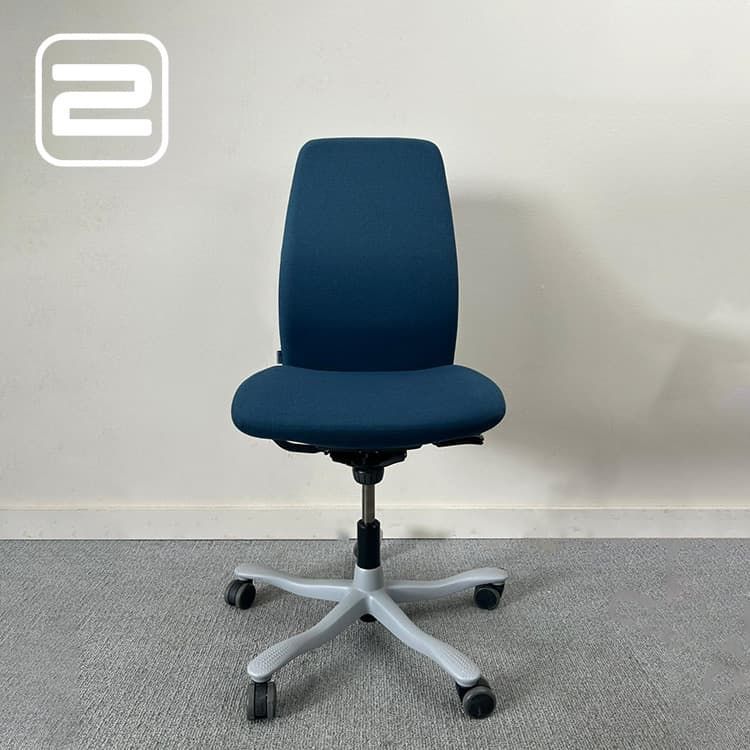 KINNARPS 5000 Bureaustoel - Donkerblauw Stof / Metaal