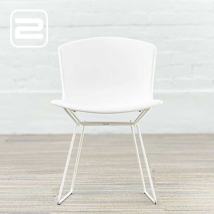 KNOLL Plastic side chair Ontvangststoel - Wit Kunststof