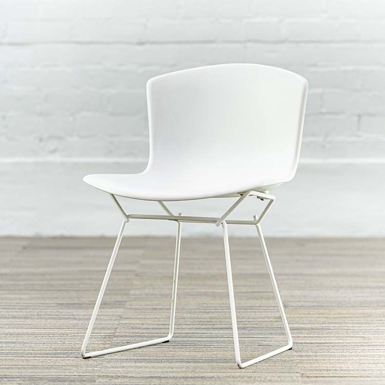 KNOLL Plastic side chair Ontvangststoel - Wit Kunststof