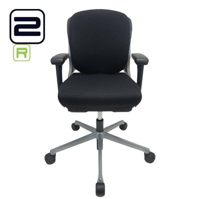 AHREND 230 middelhoge rug Bureaustoel middelhoge rug, nieuwe stof - zwarte stof / kruisvoet