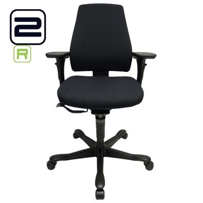KINNARPS 6000 Bureaustoel refurbished - Zwart (nieuwe stof) / Zwart Voetkr mt wielen KINNARPS 6000 Bureaustoel refurbished - Zwart (nieuwe stof) / Zwart Voetkr mt wielen
