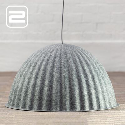 MUUTO Under the bell Hanglamp design by Iskos-Berlin B82xH50 - grijs vilt MUUTO Under the bell Hanglamp design by Iskos-Berlin B82xH50 - grijs vilt