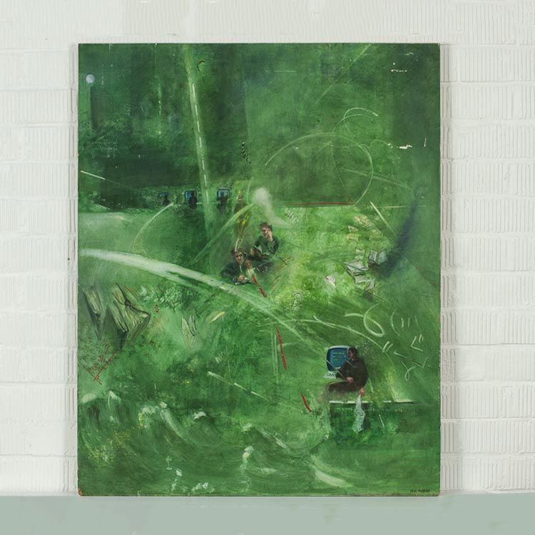 Schilderij geen kader design by Mie Robbe B100xH125