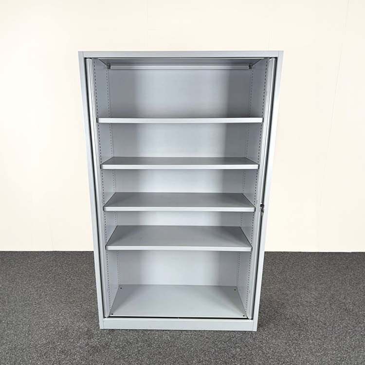 PAMI Hoge Vert Roldeurkast H195xB120xD45 - grijs metaal