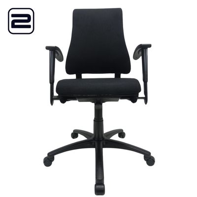 BMA AXIA Office Bureaustoel extra hoge rug, nieuwe stof - zwarte stof / kruisvoet BMA AXIA Office Bureaustoel extra hoge rug, nieuwe stof - zwarte stof / kruisvoet
