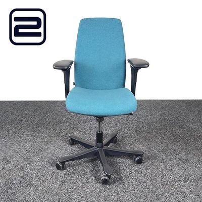 KINNARPS 5000 Bureaustoel - cerulean stof / zwart kunststof kruisvoet