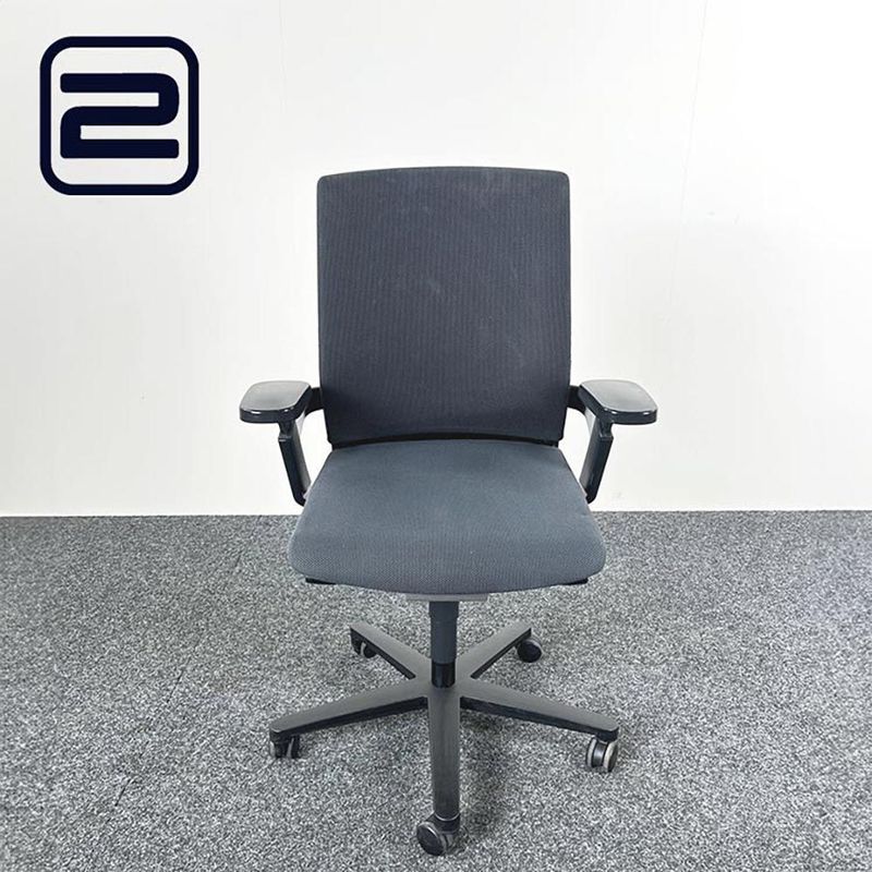 WILKHAHN ON Bureaustoel - zwarte stof / zwart kunststof kruisvoet WILKHAHN ON Bureaustoel - zwarte stof / zwart kunststof kruisvoet