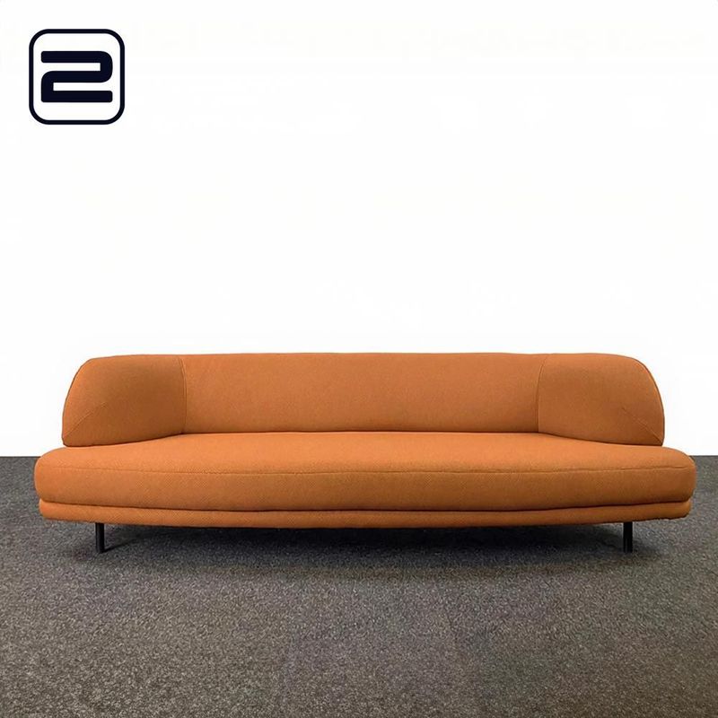 BOLIA Grace Zetel 3-zit B257xD95xH77 - bronzen stof / zwart metalen vierpoot