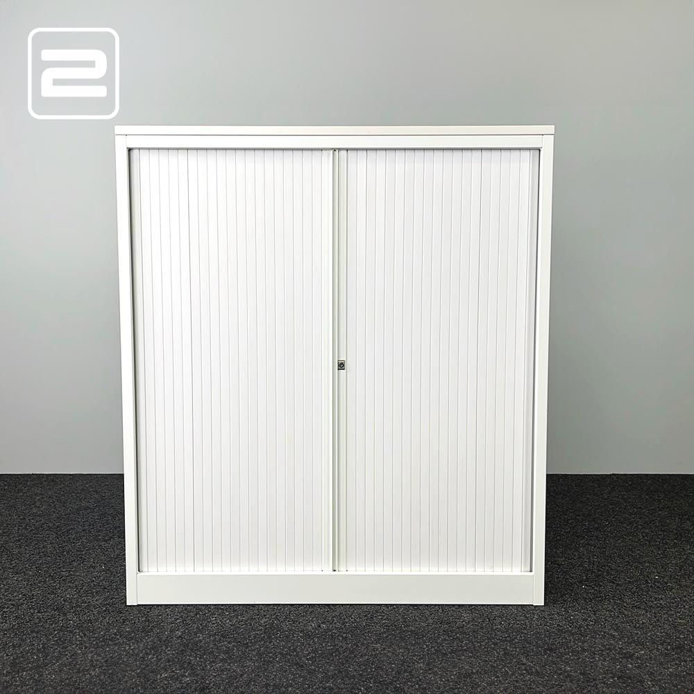PAMI Halfh Vert Roldeurkast H135xB120xD45 - wit metaal PAMI Halfh Vert Roldeurkast H135xB120xD45 - wit metaal