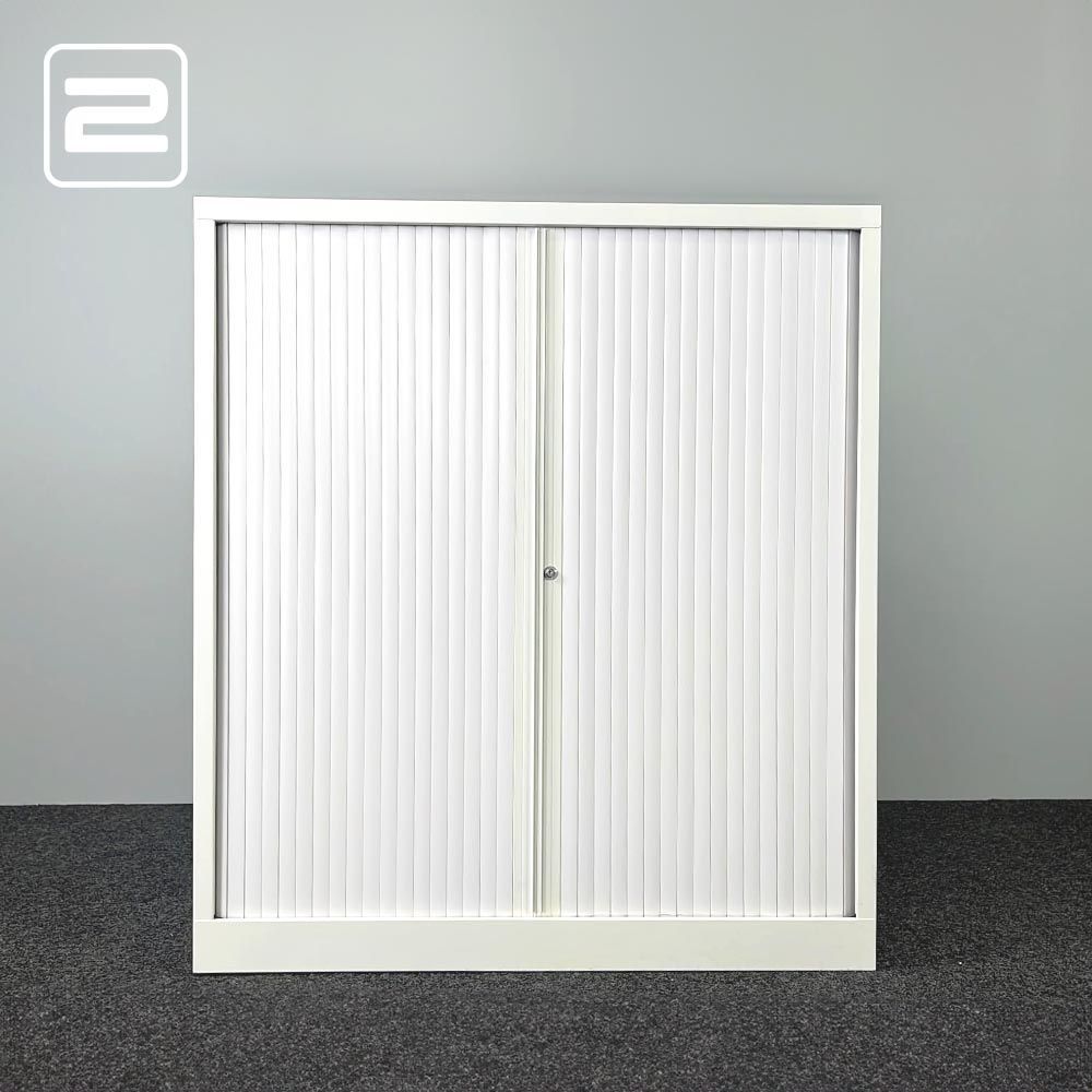 PAMI Halfh Vert Roldeurkast H135xB120xD43 - wit metaal PAMI Halfh Vert Roldeurkast H135xB120xD43 - wit metaal