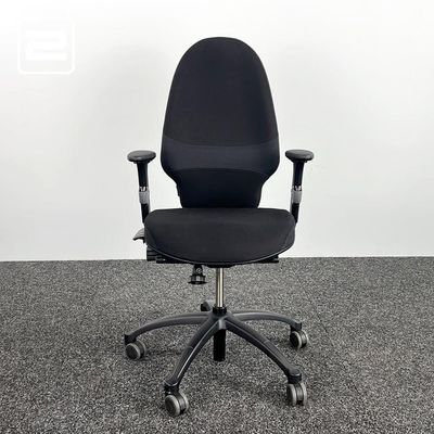 RH EXTEND 220 Bureaustoel - zwarte stof / zwart kunststof kruisvoet RH EXTEND 220 Bureaustoel - zwarte stof / zwart kunststof kruisvoet