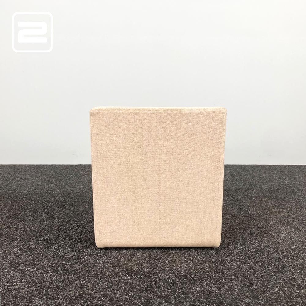 NNOF Poef B40xL40xH45 - licht beige stof NNOF Poef B40xL40xH45 - licht beige stof