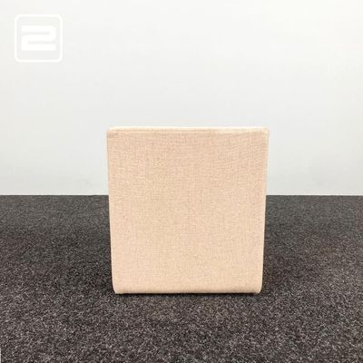 NNOF Poef B40xL40xH45 - licht beige stof