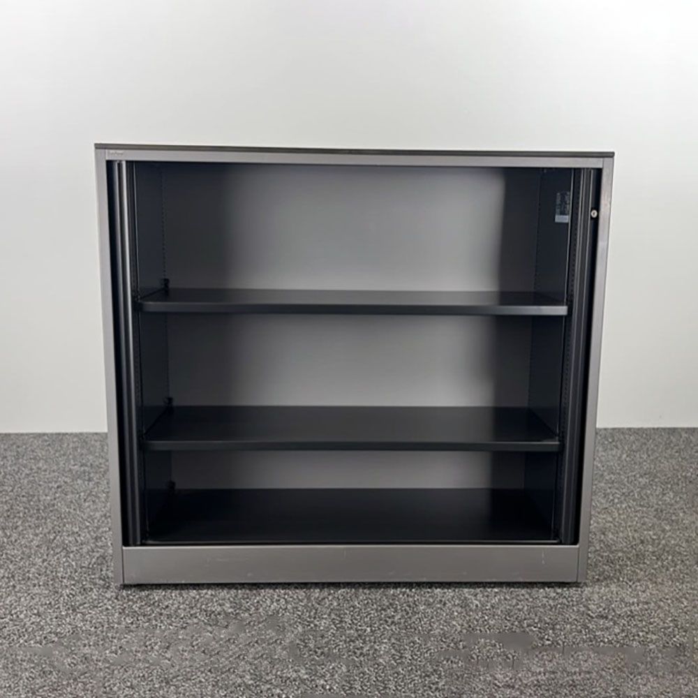 AHREND Halfh Vert Roldeurkast H109, 5xB120xD45 - antraciet grijs metaal