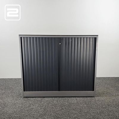 AHREND Halfh Vert Roldeurkast H109, 5xB120xD45 - antraciet grijs metaal AHREND Halfh Vert Roldeurkast H109, 5xB120xD45 - antraciet grijs metaal