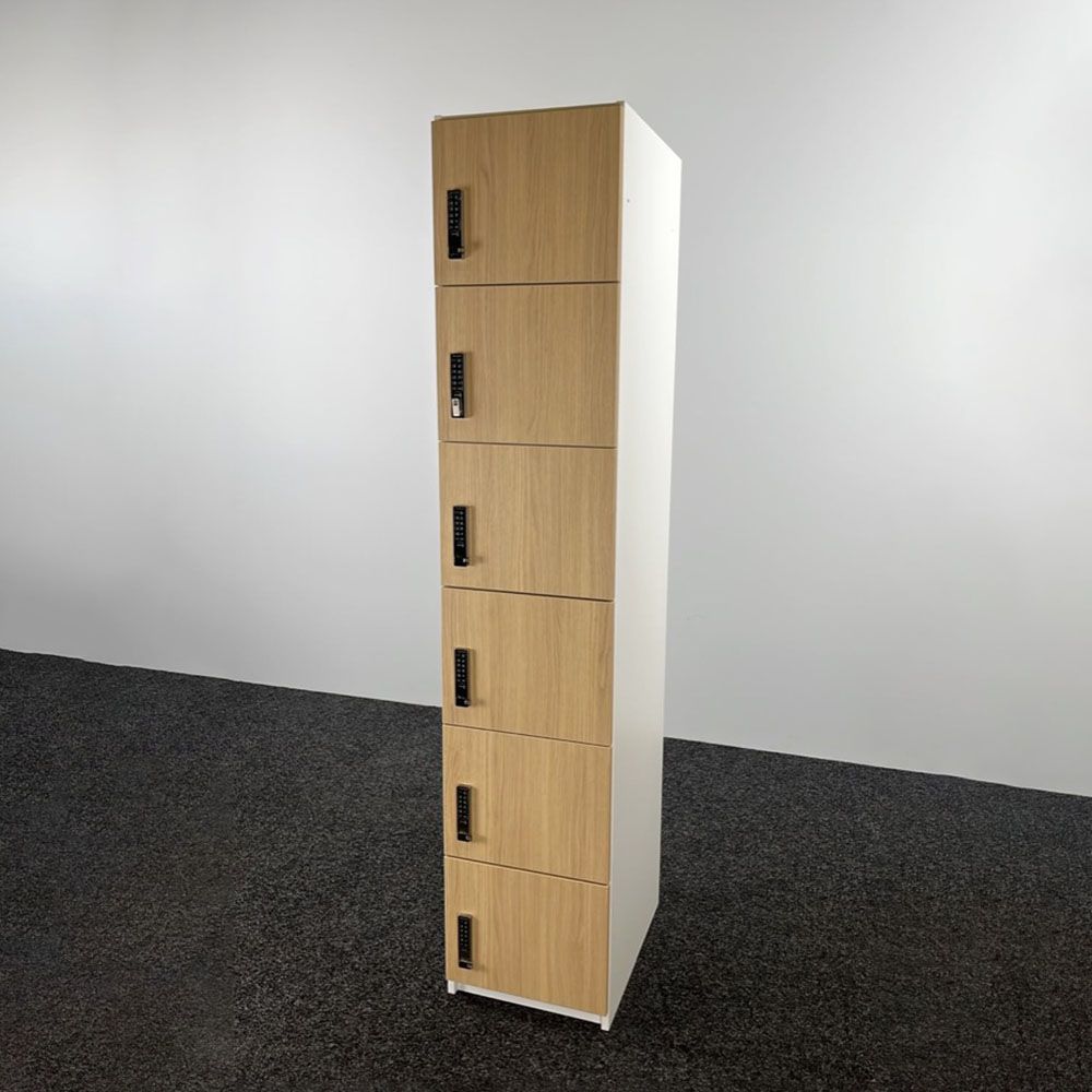 NUMERIA Lockers 1 Mod Breed H198xB40xD56 - wit melamine