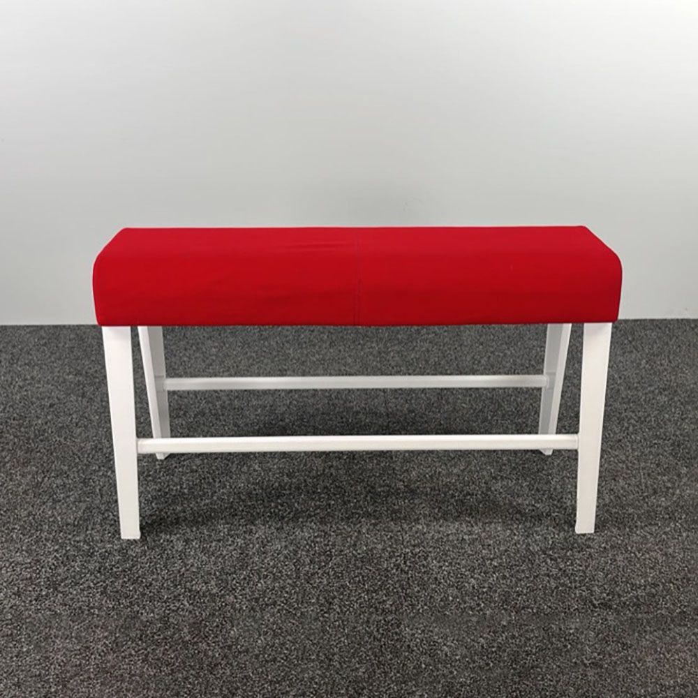 STEELCASE B-Free Bank - rood textiel / wit metaal vierpoot