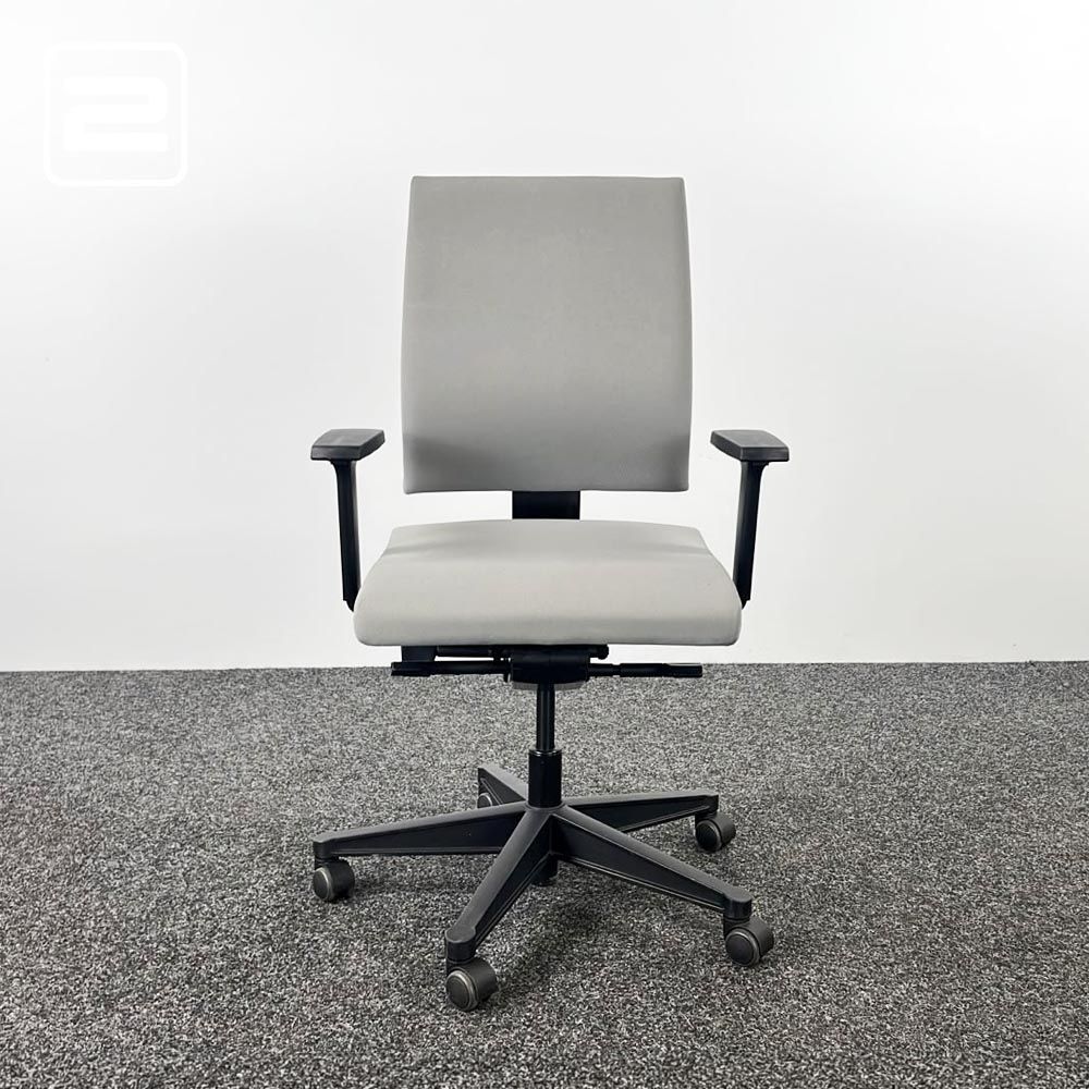 SEDUS Bureaustoel - grijze stof / zwart kunststof kruisvoet SEDUS Bureaustoel - grijze stof / zwart kunststof kruisvoet