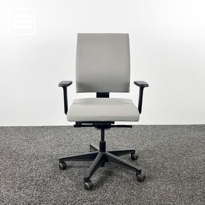 SEDUS Bureaustoel - grijze stof / zwart kunststof kruisvoet SEDUS Bureaustoel - grijze stof / zwart kunststof kruisvoet
